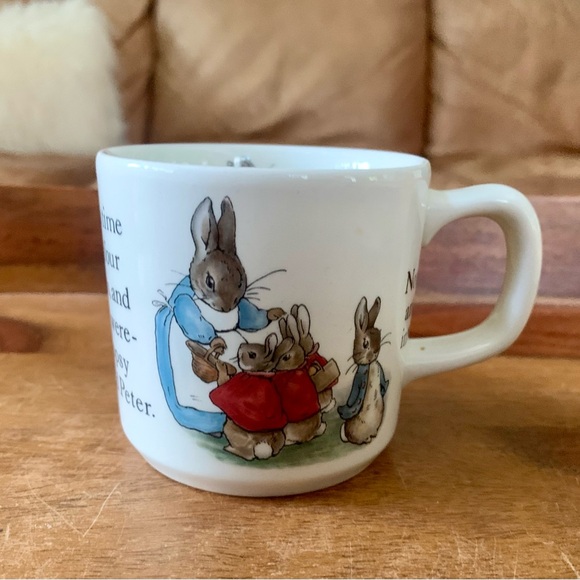 Beatrix Potter Peter Rabbit Wedgwood Plate Saucer & Cup - Picture 2 of 13